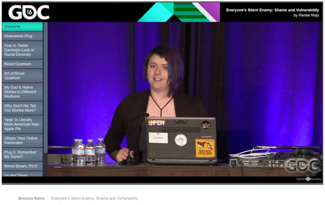 Renee Nejo's talk at GDC